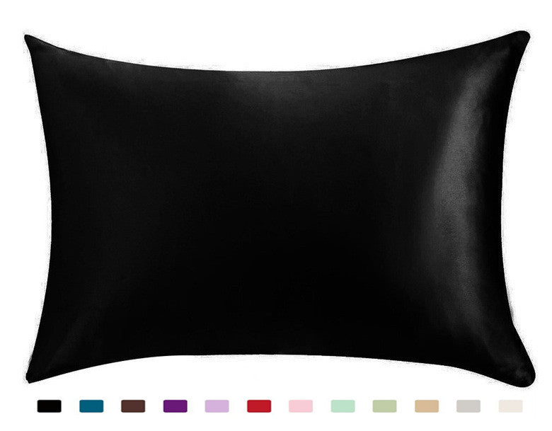 Pillowcase Satin Solid Color Simulation Silk