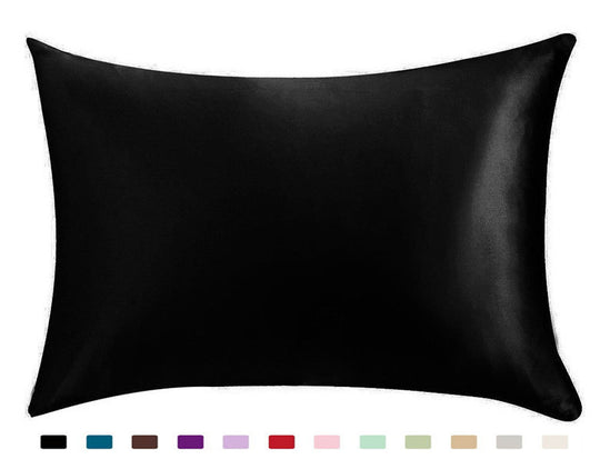 Pillowcase Satin Solid Color Simulation Silk