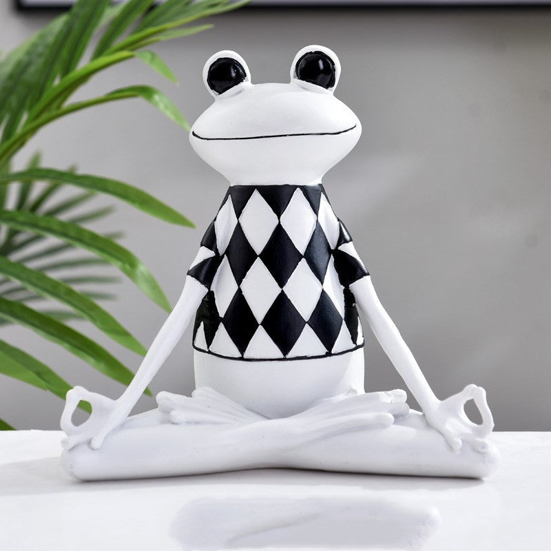 Meditation Animal Ornaments Resin