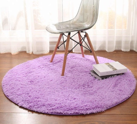 Fluffy Round Rug Carpets