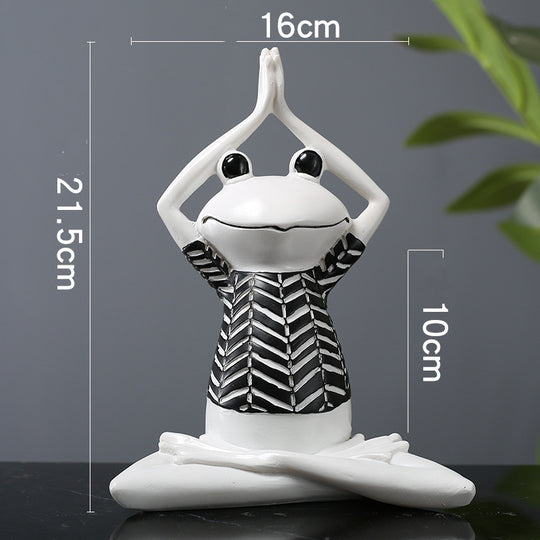 Meditation Animal Ornaments Resin