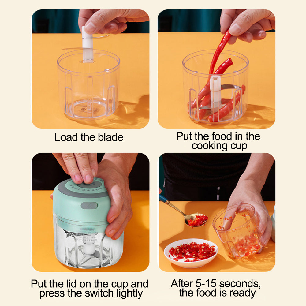 USB Charging Ginger Masher Machine