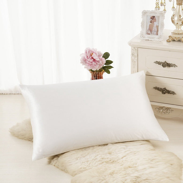 Pillowcase Satin Solid Color Simulation Silk