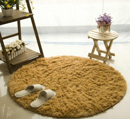 Fluffy Round Rug Carpets