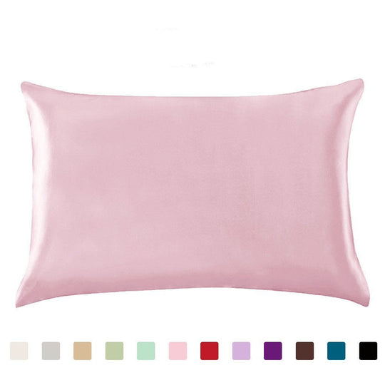 Pillowcase Satin Solid Color Simulation Silk