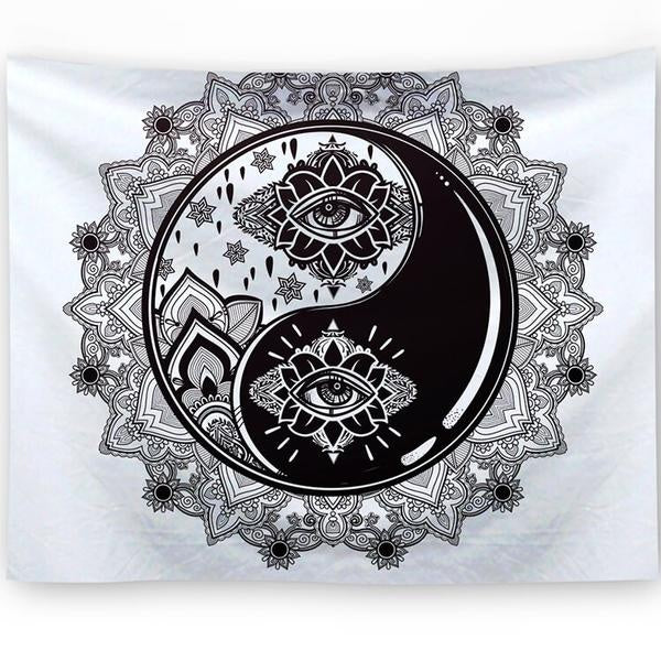 Geometric Plush Fabric Tapestry Tarpaulin