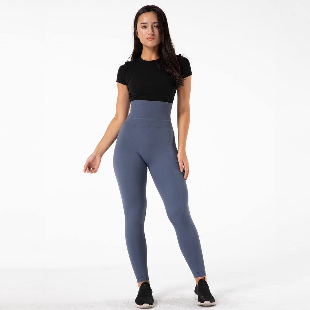 High-Waisted Abdomen Seamless  Yoga Leggings