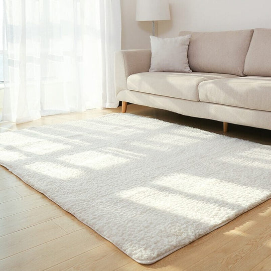 European and American style solid carpet in a cozy living room setting, perfect for home decoration and comfort.