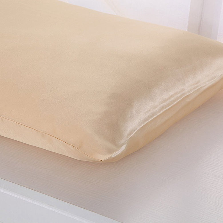 Pillowcase Satin Solid Color Simulation Silk