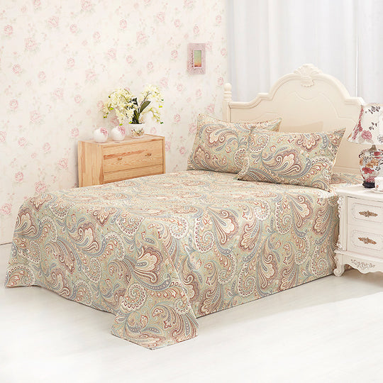 Reactive printed cotton sheets