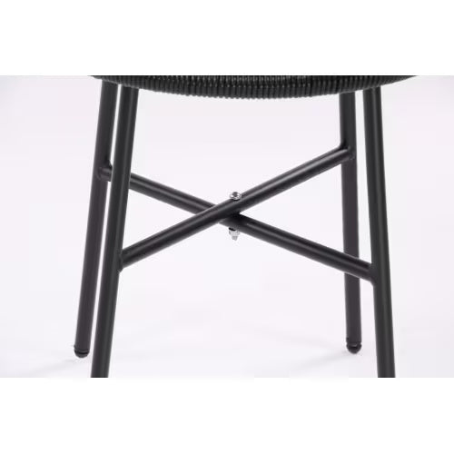 3 Piece Terrace Bistro Conversation Set With Side Table