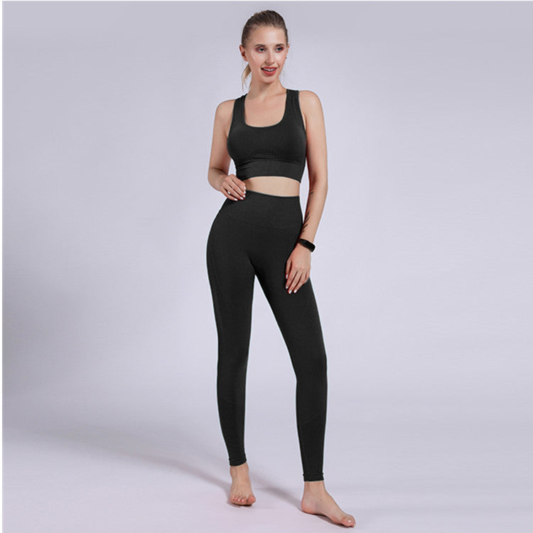 New Yoga Clothes Seamless Sports Peach