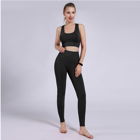 New Yoga Clothes Seamless Sports Peach