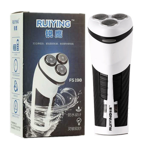 Travelling electric shaver razor spread body wash