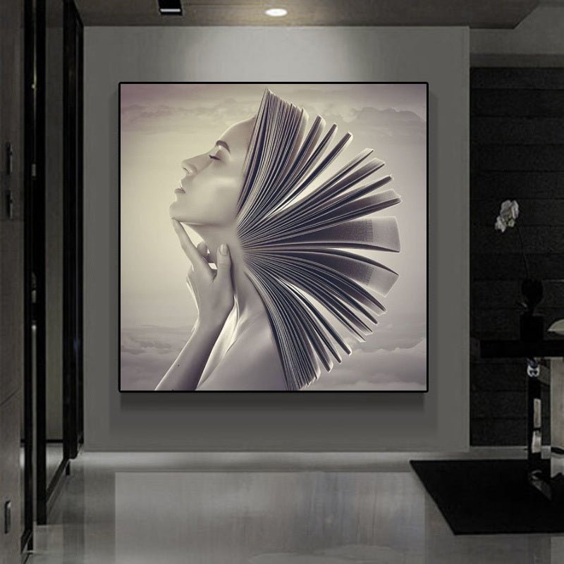 Art Beauty Oil Canvas Painting for Home Decor