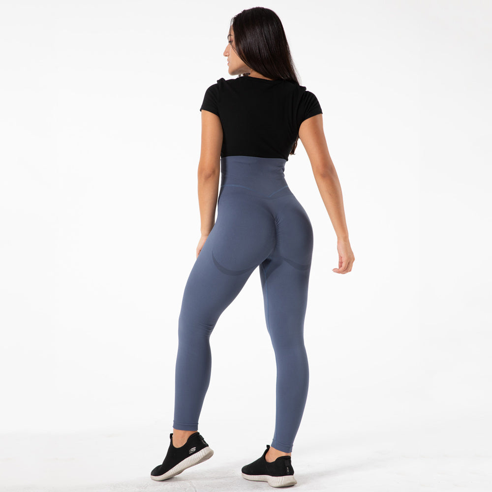 High-Waisted Abdomen Seamless  Yoga Leggings