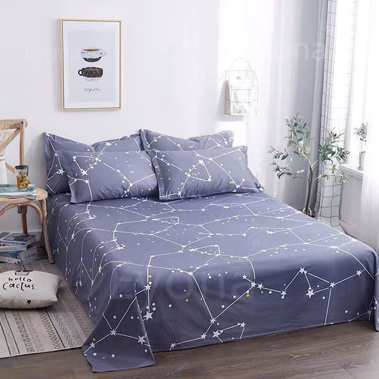 Single Double Bed Cartoon Bed Sheets