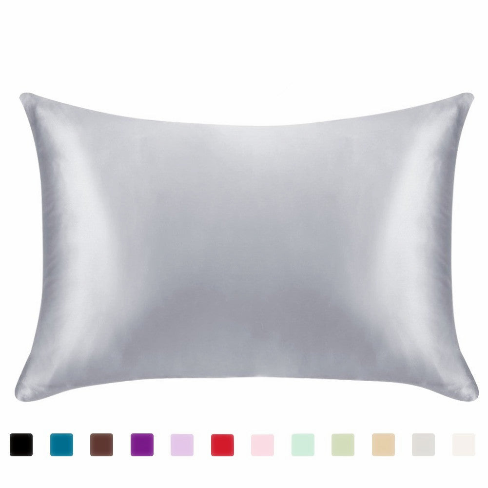 Pillowcase Satin Solid Color Simulation Silk