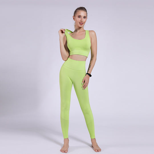 New Yoga Clothes Seamless Sports Peach
