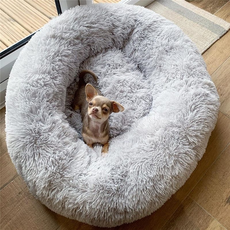 Soft Washable Long Plush Pet Kennel