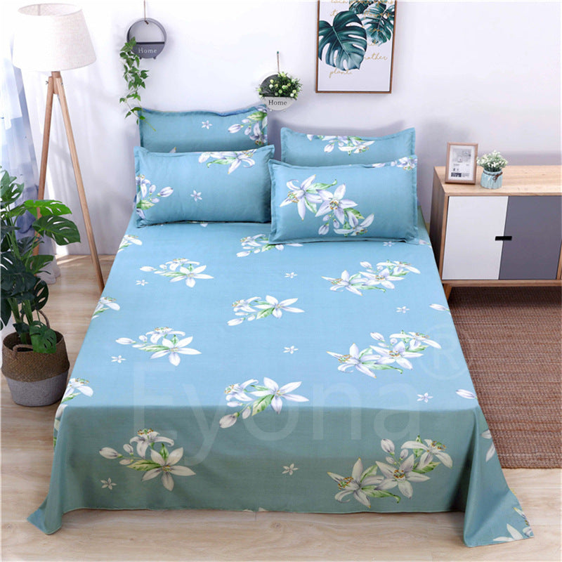 Single Double Bed Cartoon Bed Sheets