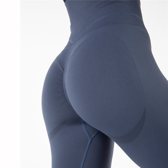 High-Waisted Abdomen Seamless  Yoga Leggings