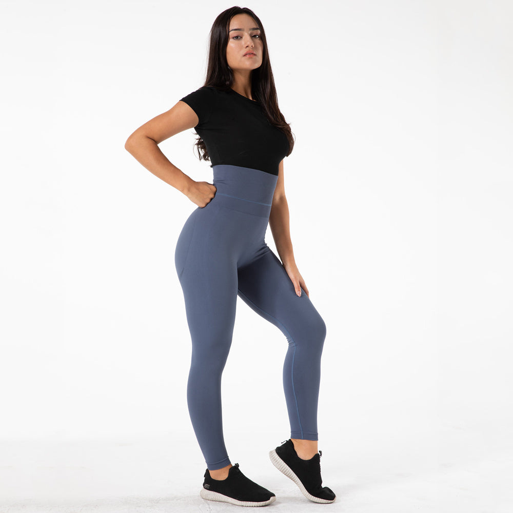 High-Waisted Abdomen Seamless  Yoga Leggings