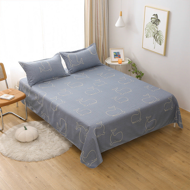 Single Double Bed Cartoon Bed Sheets