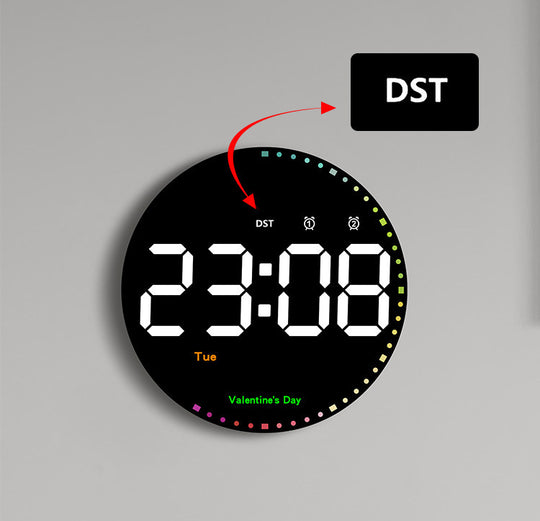 Living Room Digital Electronic Clock Wall Clock