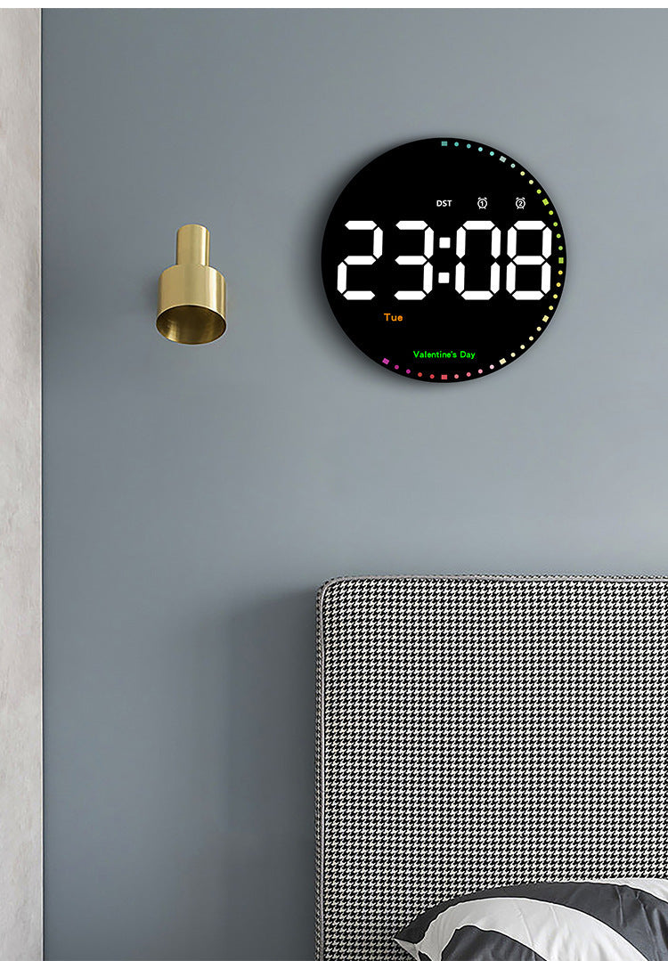 Living Room Digital Electronic Clock Wall Clock