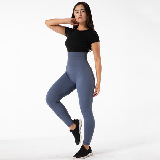 High-Waisted Abdomen Seamless  Yoga Leggings