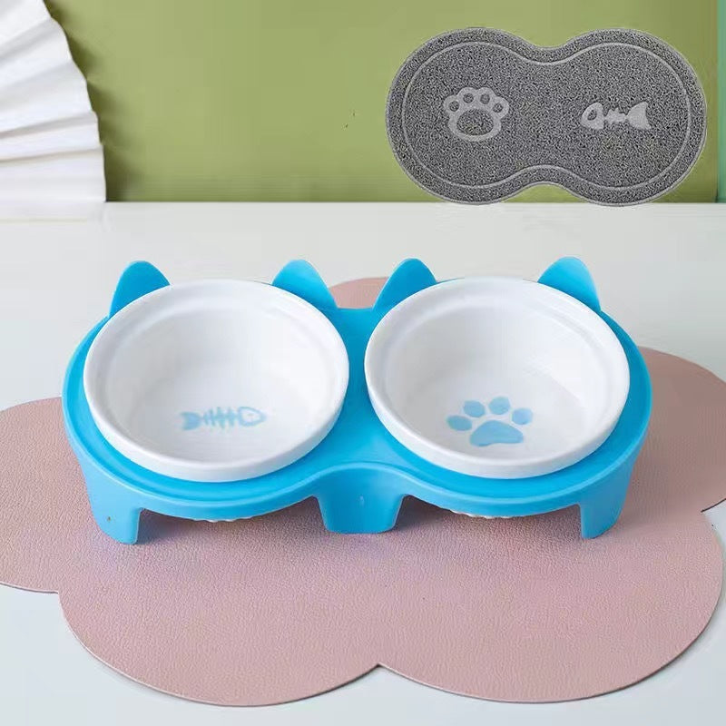 Ceramic Double Bowl