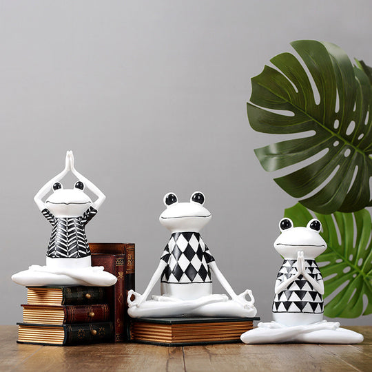 Meditation Animal Ornaments Resin