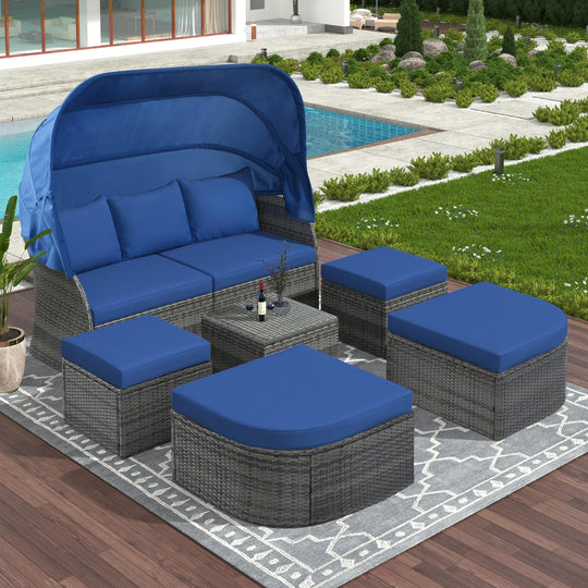 U STYLE Patio Furniture Set Daybed