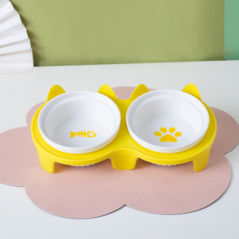 Ceramic Double Bowl