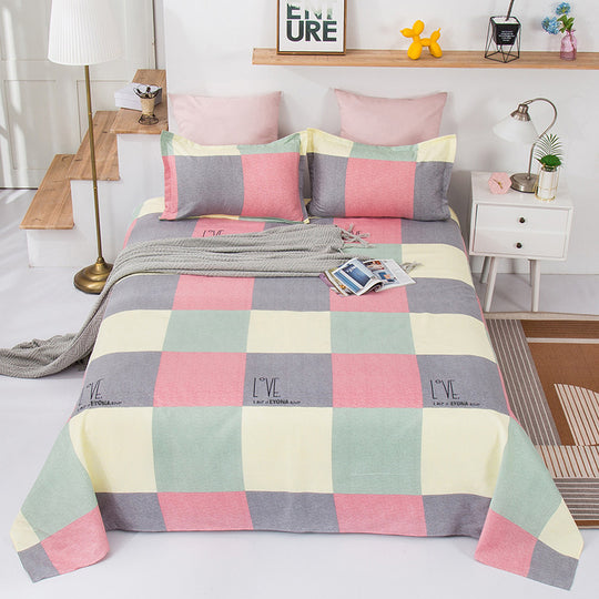 Single Double Bed Cartoon Bed Sheets