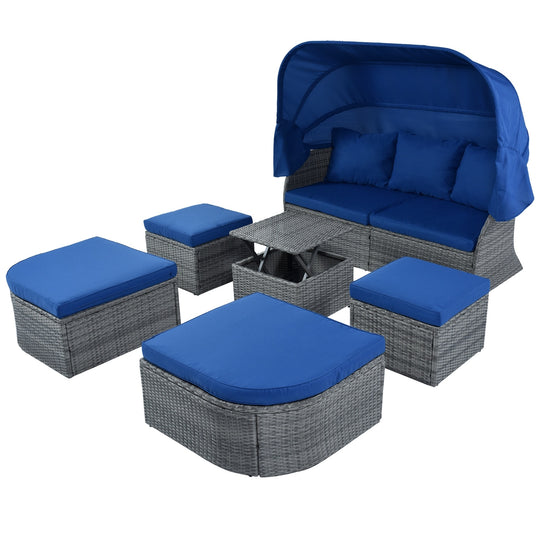 U STYLE Patio Furniture Set Daybed