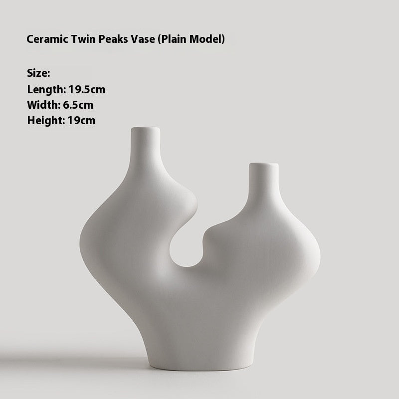 Ceramic Shuangfeng Vase