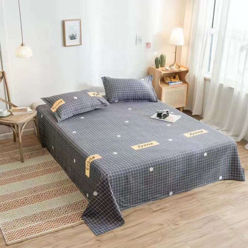 Single Double Bed Cartoon Bed Sheets